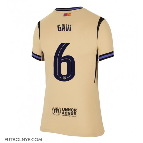 Camiseta Barcelona Paez Gavi #6 Visitante Equipación para mujer 2025-26 manga corta